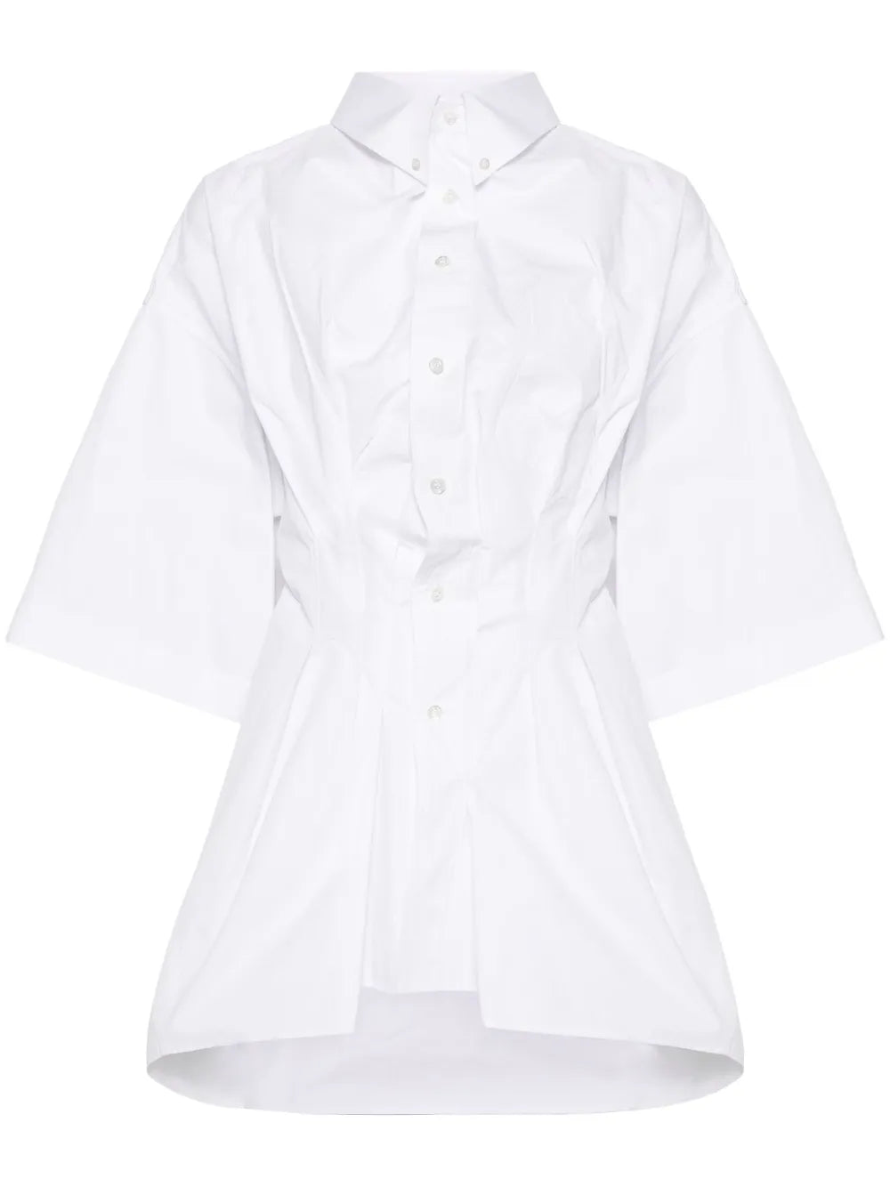 Creased Poplin Fitted Shirt