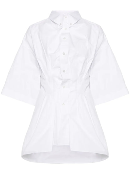 Creased Poplin Fitted Shirt