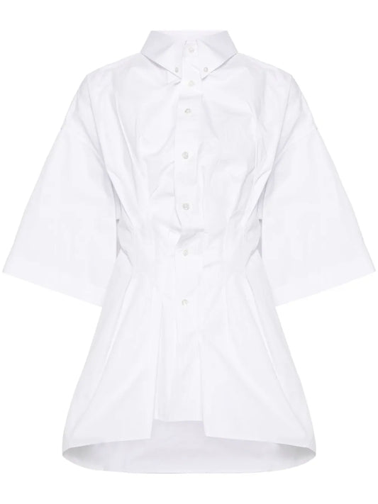 Creased Poplin Fitted Shirt