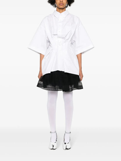 Creased Poplin Fitted Shirt