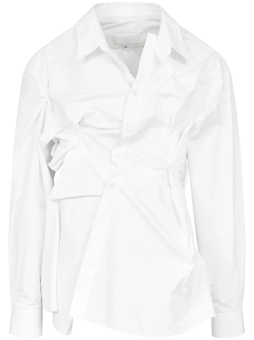 Asymmetric Gathered Shirt