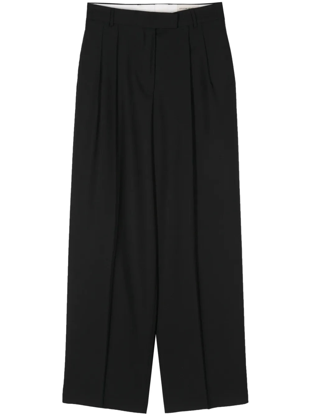 Pleated Tapered Trousers