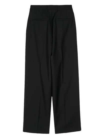 Pleated Tapered Trousers