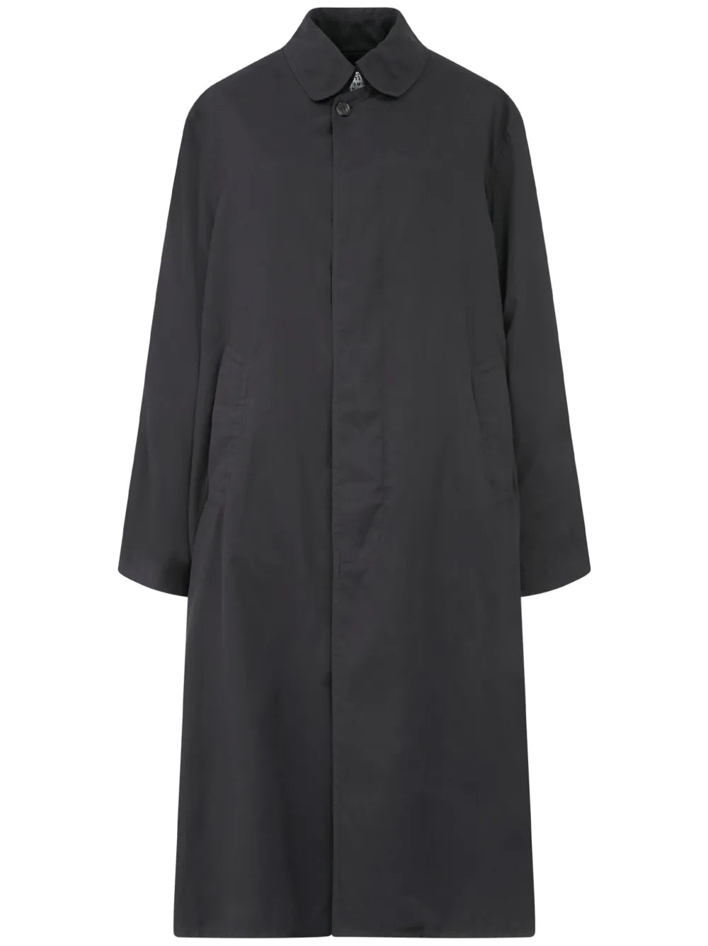Peached-Cotton Trench Coat