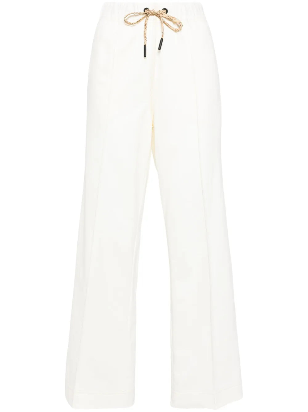Elasticated-Waist Cotton Track Pants