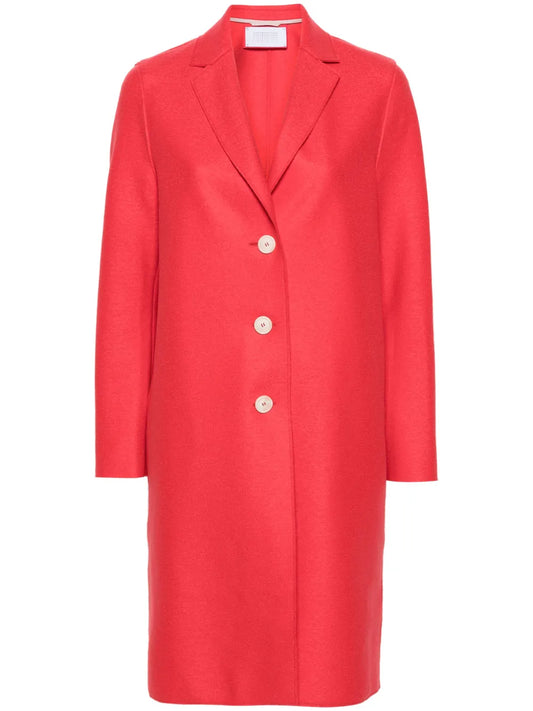 Button-Up Wool Coat