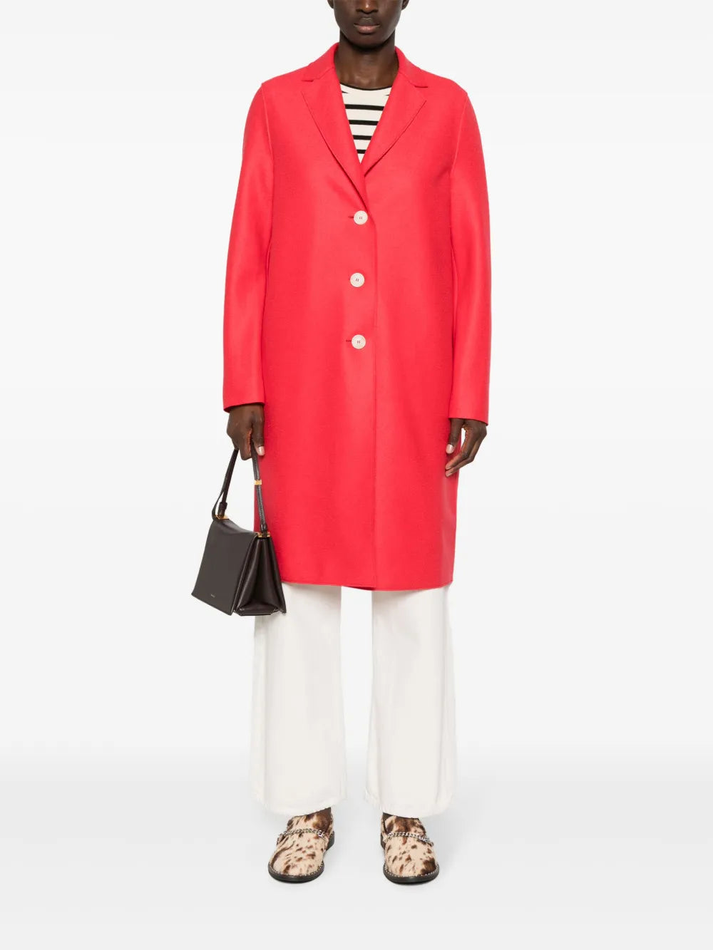 Button-Up Wool Coat