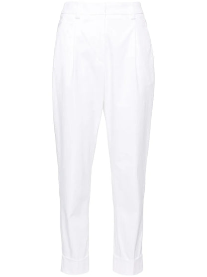 Cuffed Tapered Trousers