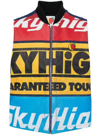 Graphic-Logo Denim Gilet