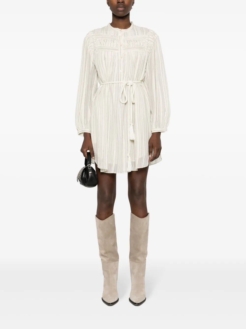 Leozi Striped Mini Dress