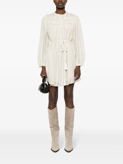 Leozi Striped Mini Dress