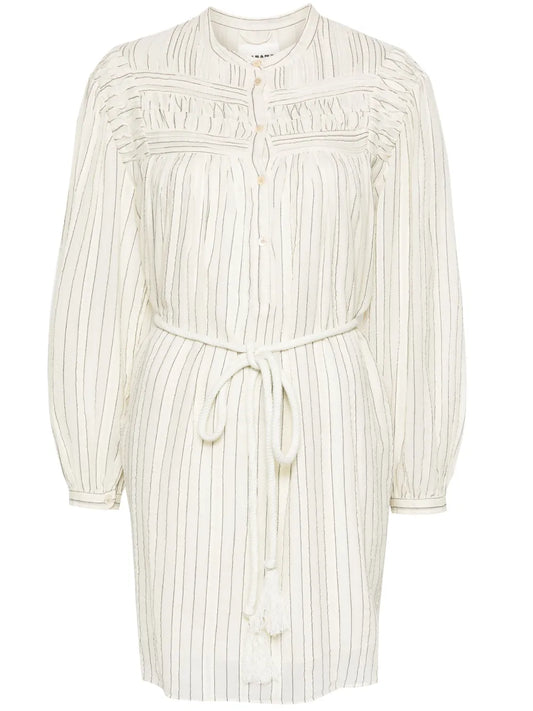 Leozi Striped Mini Dress