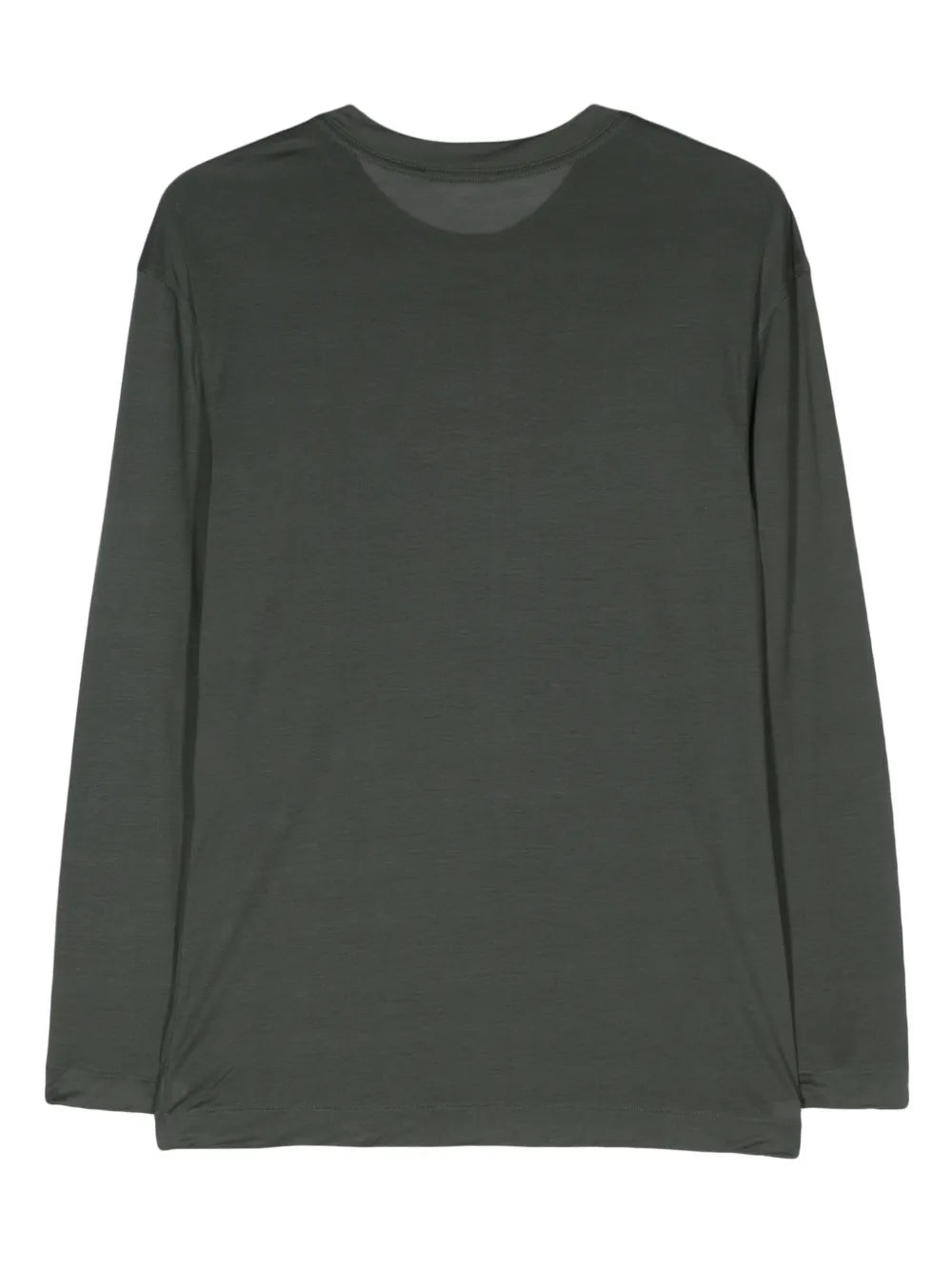 Long-Sleeve Silk T-Shirt