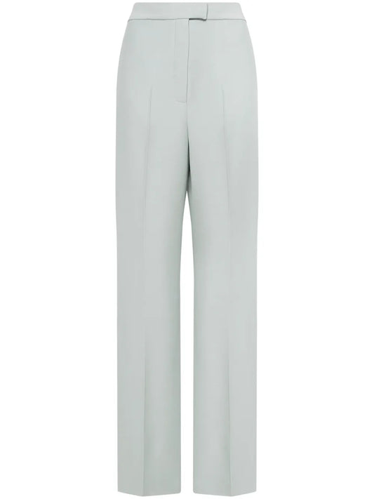 Pressed-Crease Straight Trousers