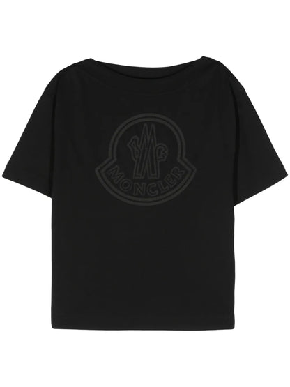 Logo-Patch Cotton T-Shirt