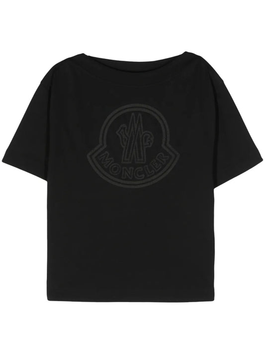 Logo-Patch Cotton T-Shirt