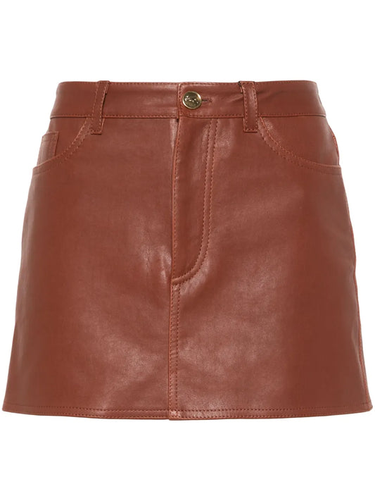 Nappa Mini Skirt
