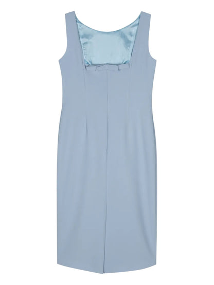 Bow-Detailed Midi Dress