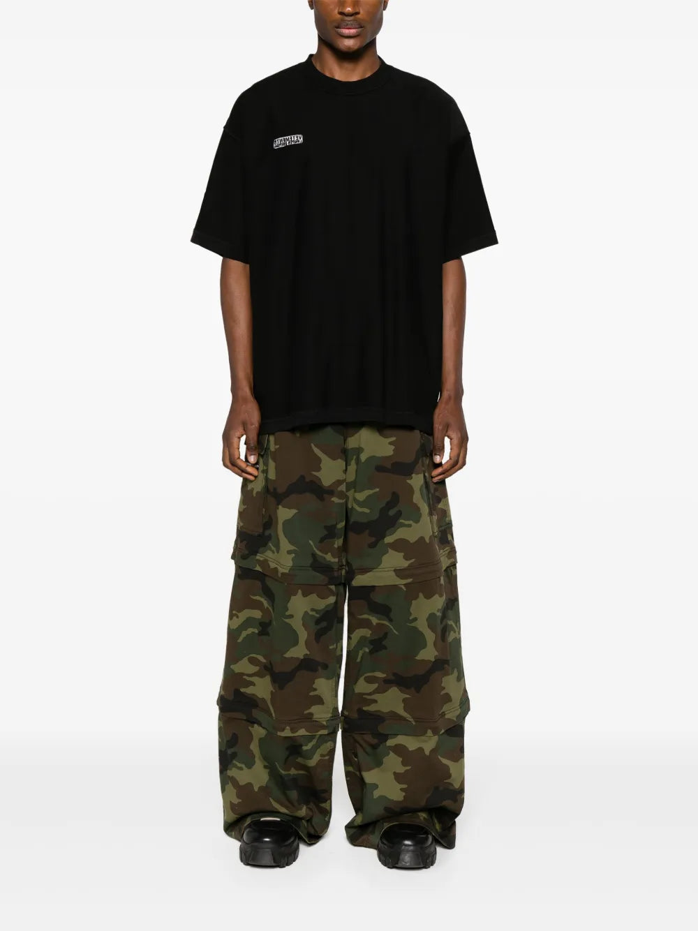 Inside-Out Cotton T-Shirt