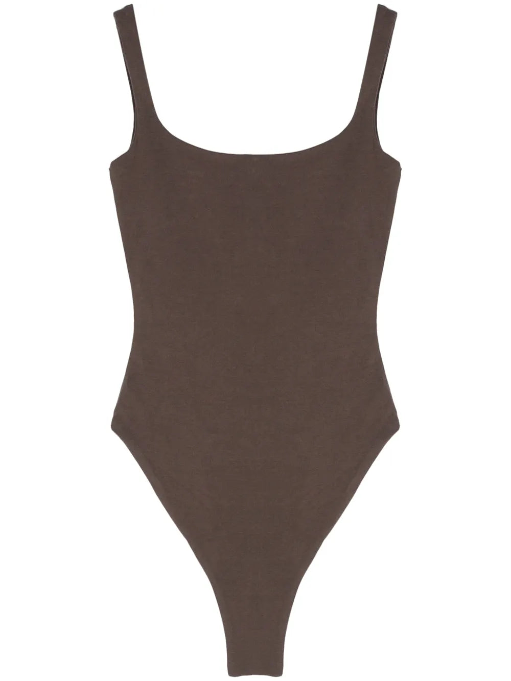 Square-Neck Sleeveless Bodysuit