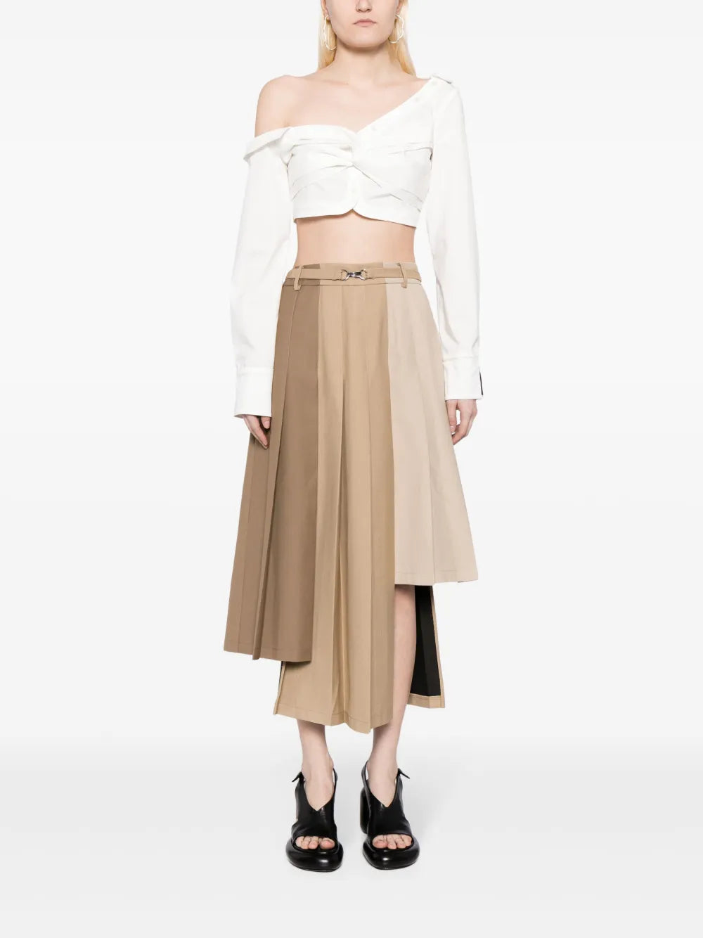 Twisted Asymmetric Blouse
