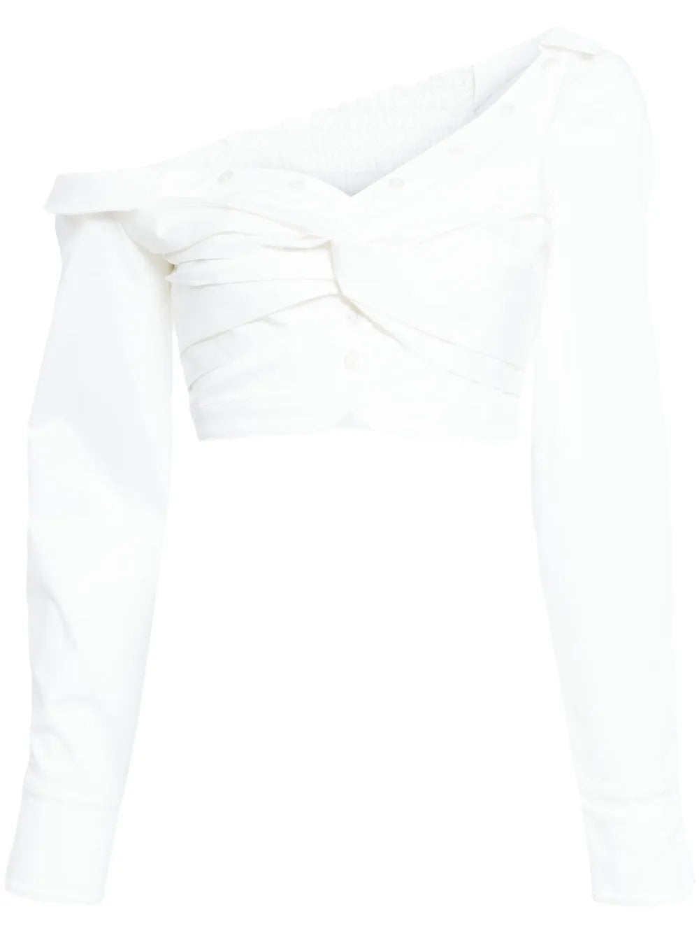 Twisted Asymmetric Blouse