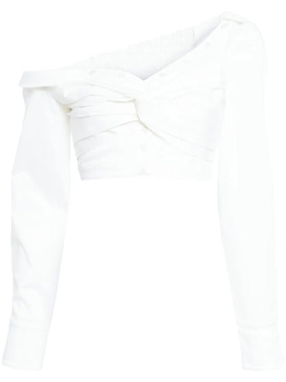 Twisted Asymmetric Blouse