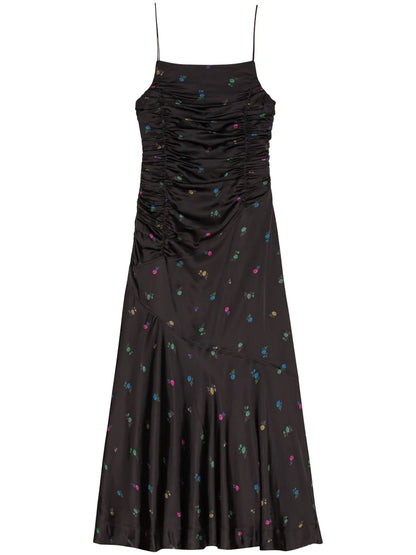 Ruched Slip Dress