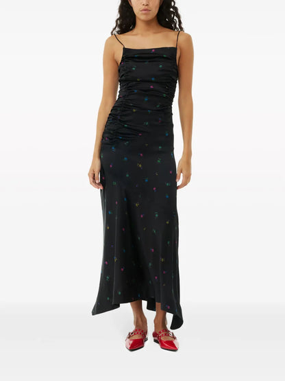 Ruched Slip Dress