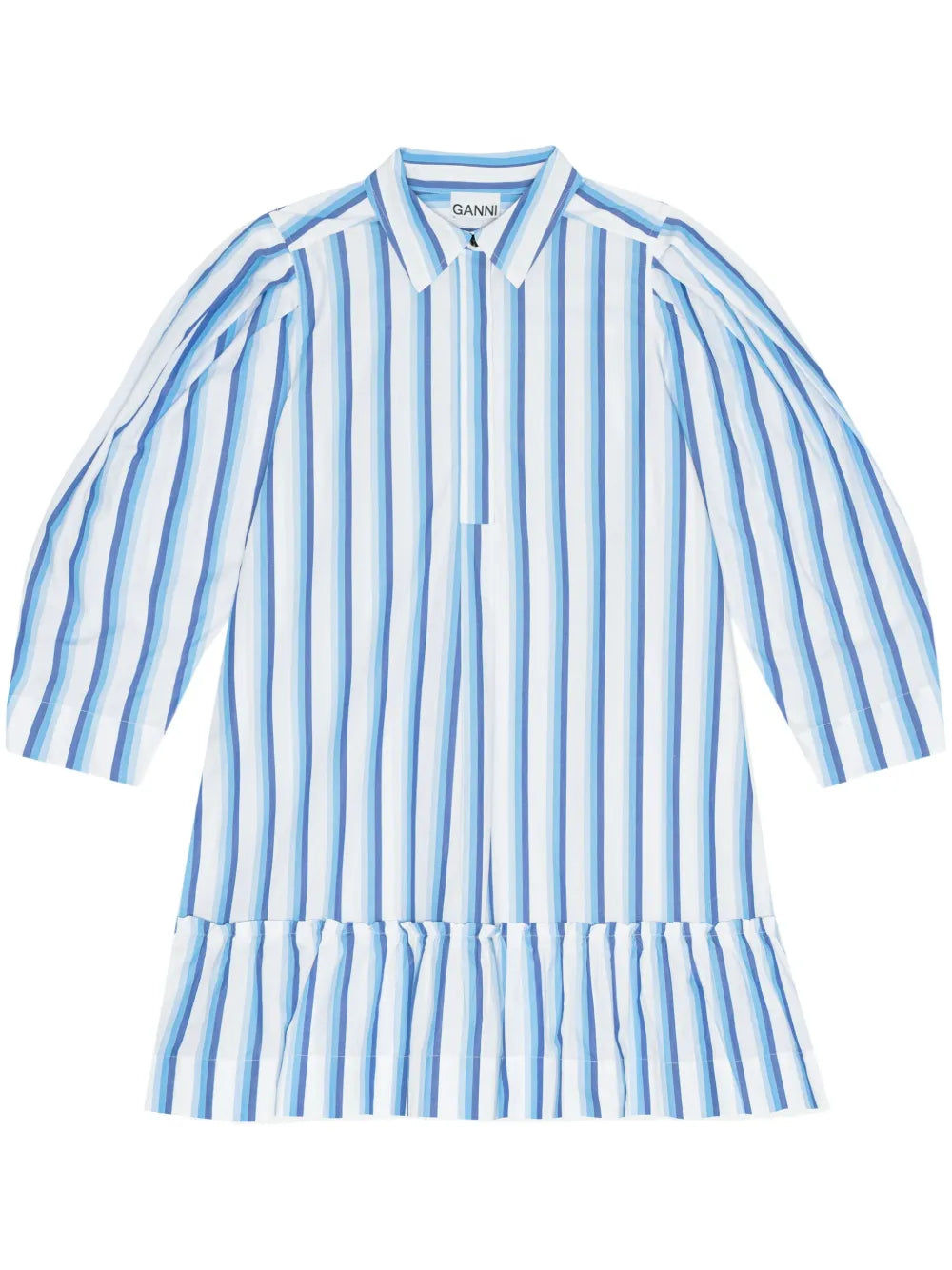 Striped Organic Cotton Shirtdress