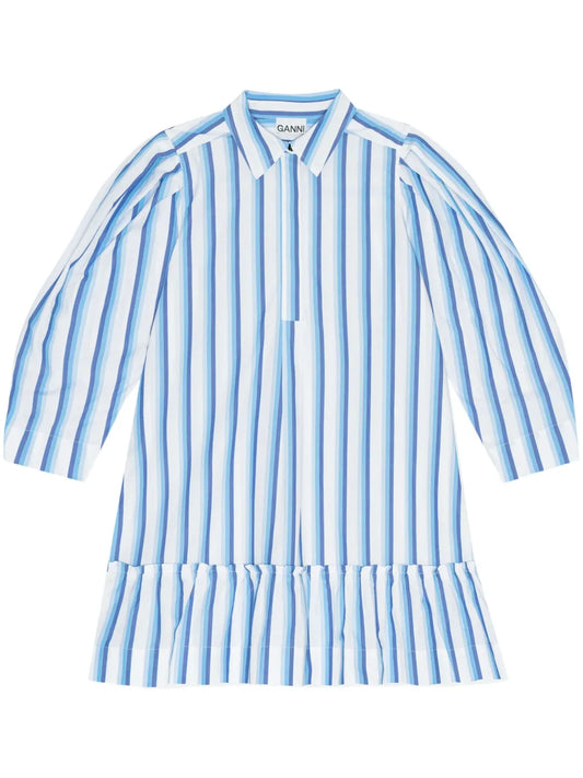 Striped Organic Cotton Shirtdress