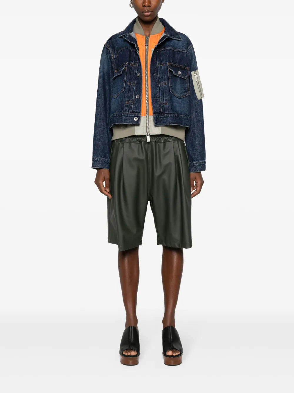 Layered Denim Jacket