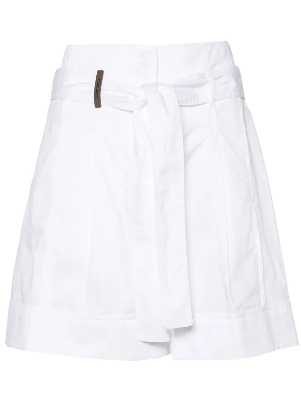 Pleated Paperbag Shorts