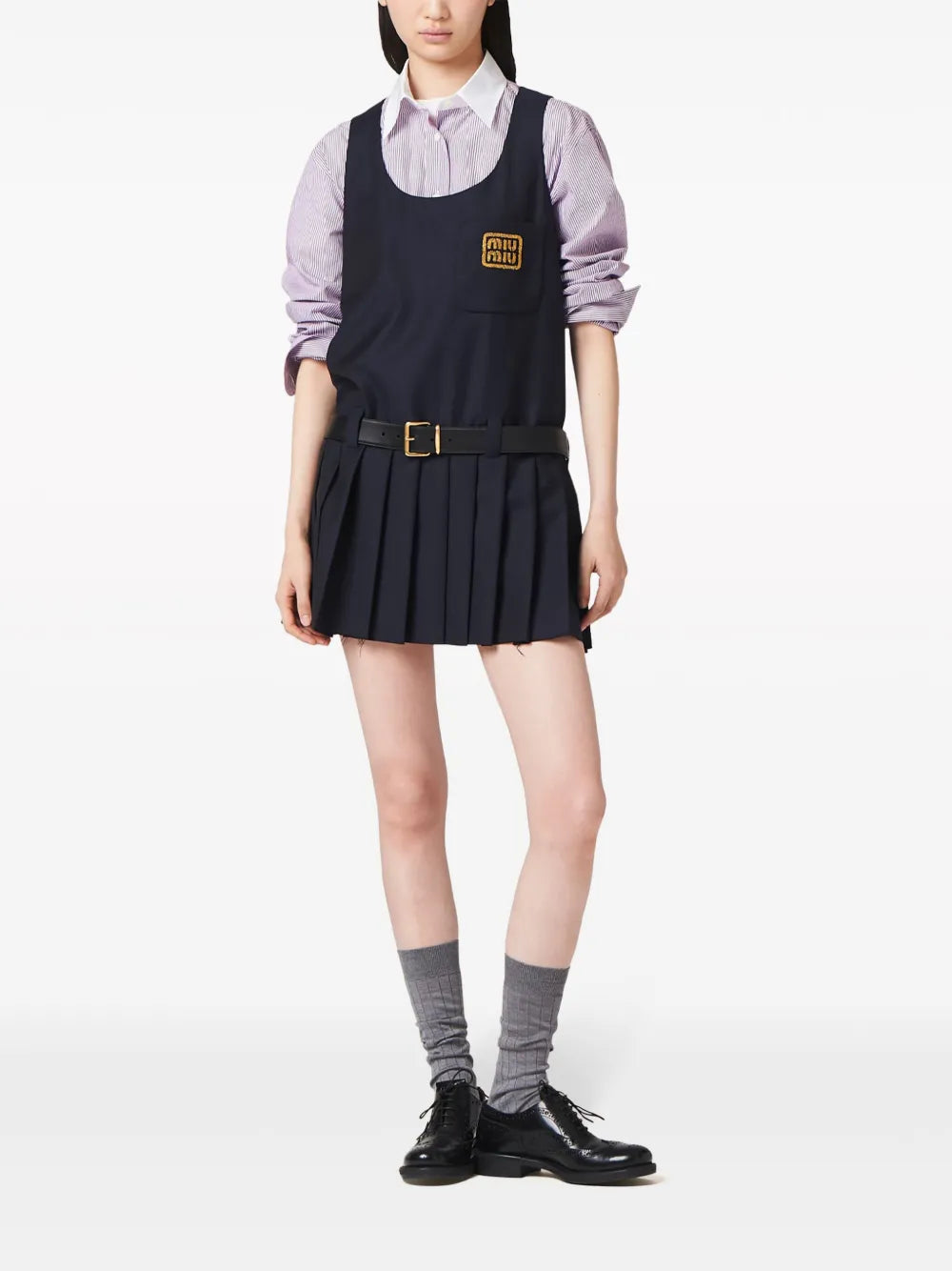 Batavia Pleated Minidress