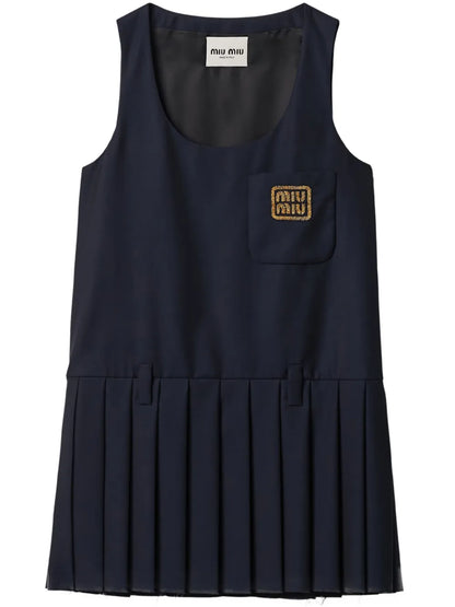 Batavia Pleated Minidress