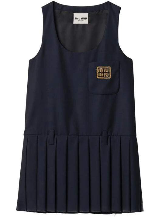 Batavia Pleated Minidress