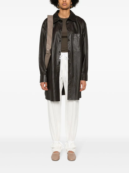 Cotton Straight Trousers