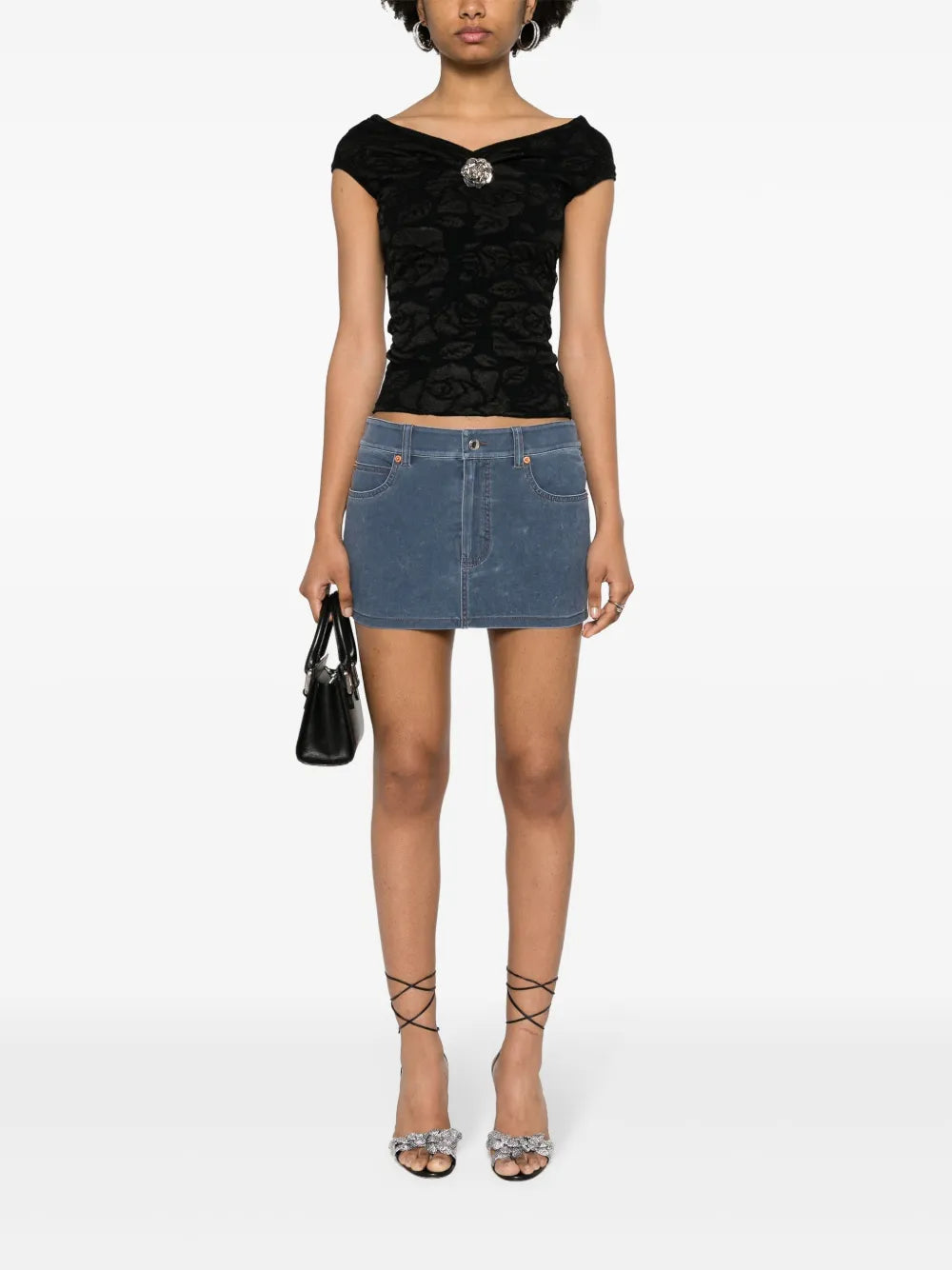 Denim Mini Skirt