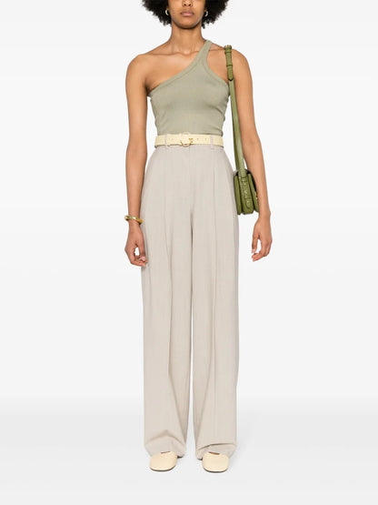 Pleated Wide Trousers