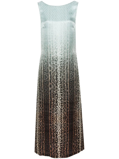 Ff-Jacquard Snake Maxi Dress