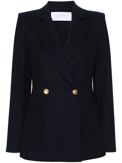 Honeycomb Double-Breasted Blazer