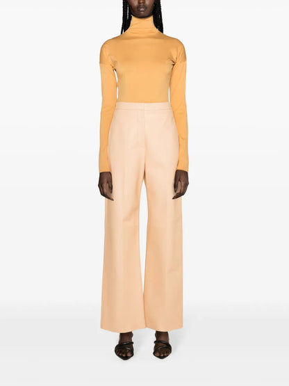 High-Neck Jersey Pullover