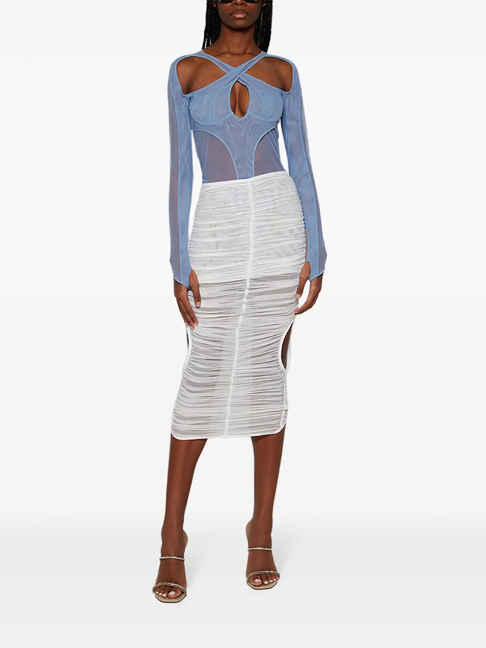 Layered Cut-Out Bodysuit
