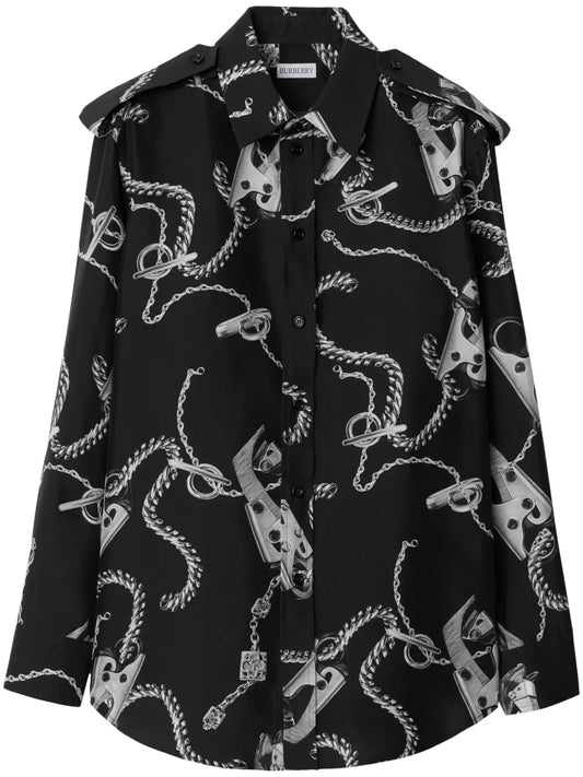 Knight Hardware Silk Shirt