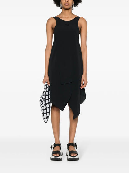 Layered Asymmetric Mini Dress