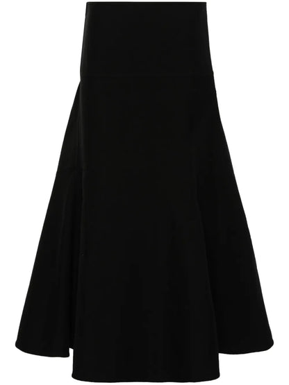 Twill Cotton-Blend Skirt