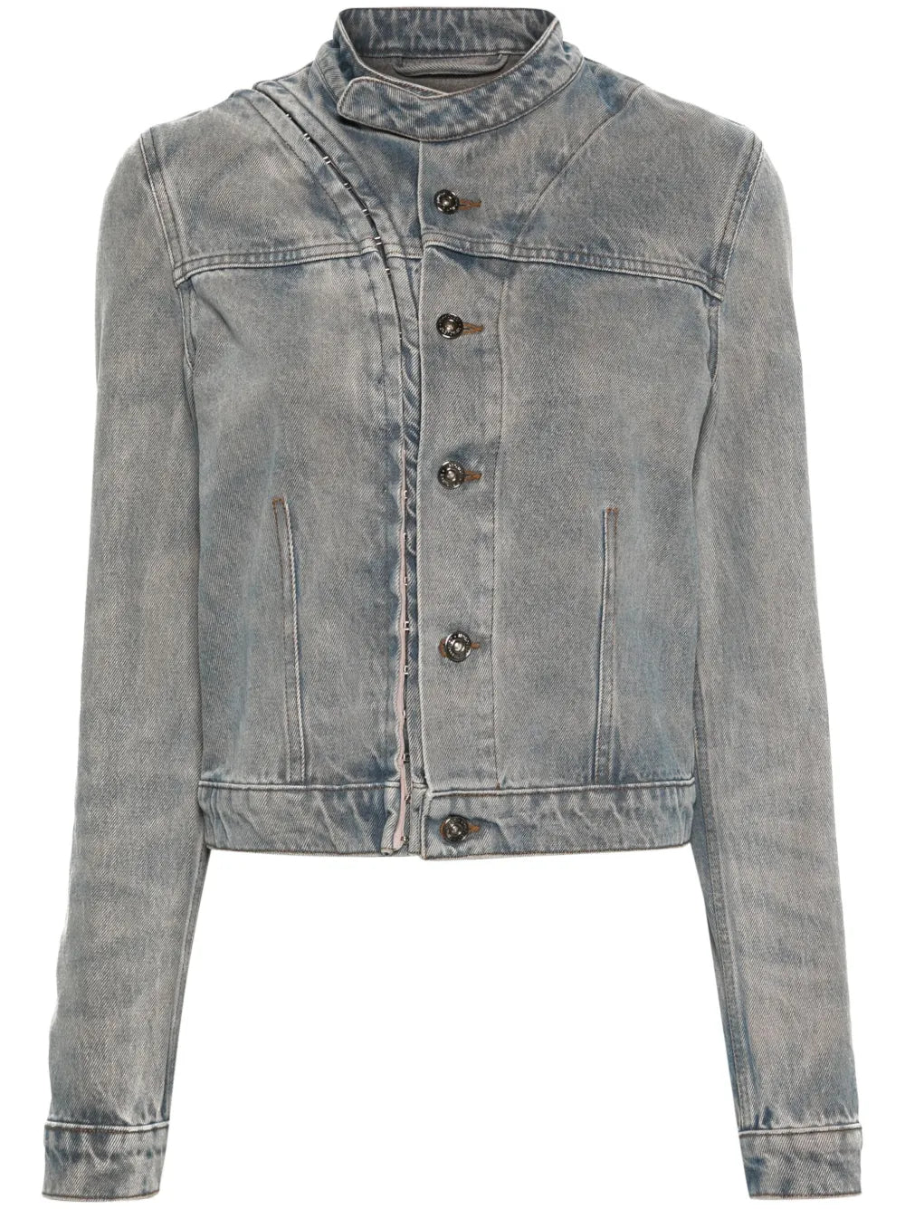 Double-Opening Denim Jacket