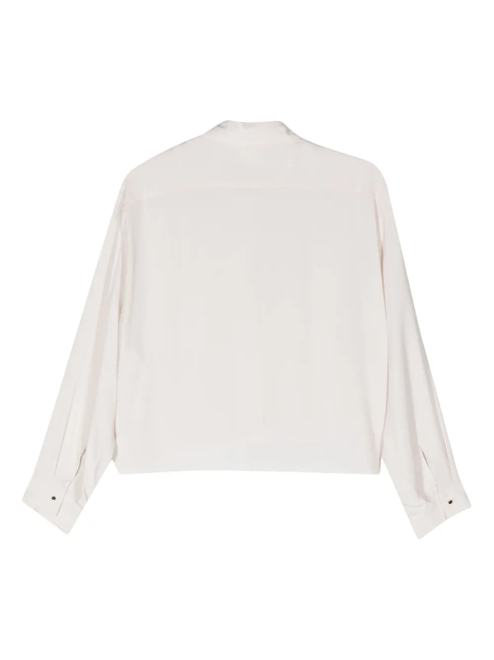 Crepe Cropped Shirt