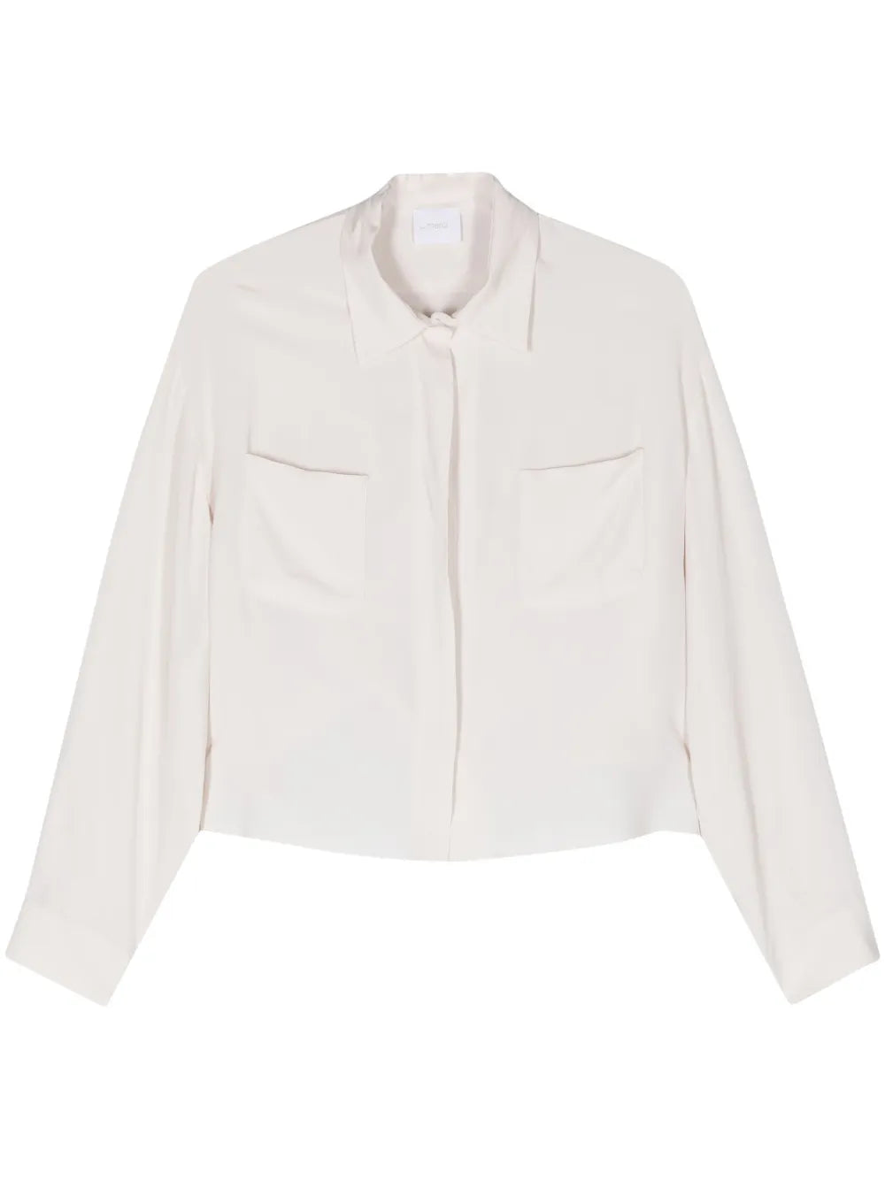 Crepe Cropped Shirt