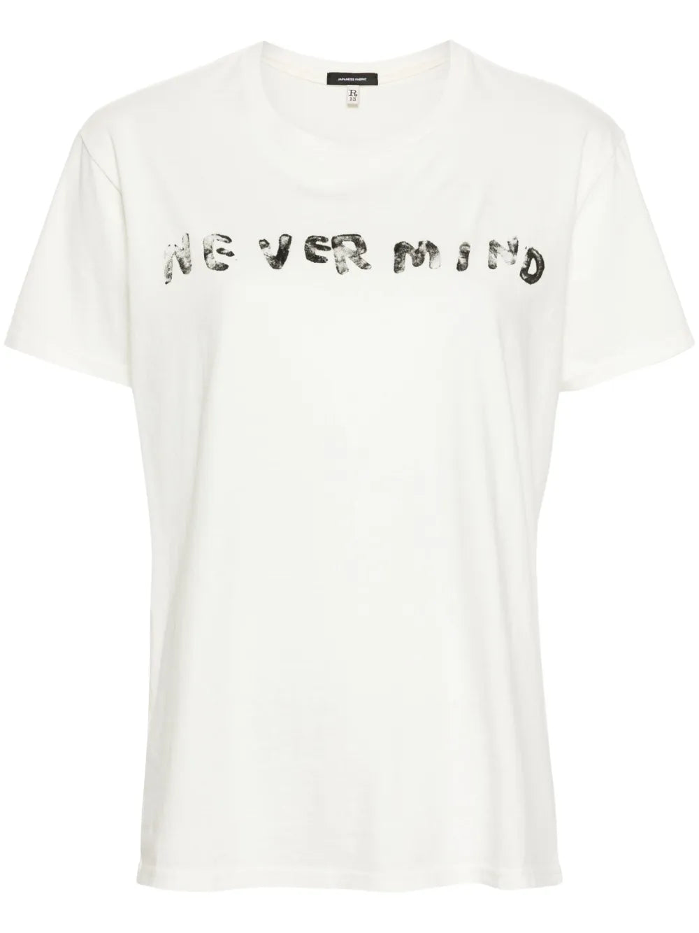 Slogan-Print Cotton T-Shirt